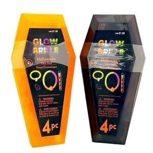 NIB Lot of 2x Halloween Glow Brille Set